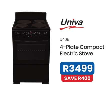 Univa U405 4-Plate Compact Electric Stove
