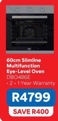 60cm Slimline Multifunction Eye-Level Oven