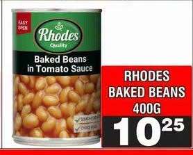 Rhodes Baked Beans 400g
