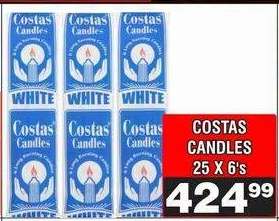 Costas Candles
