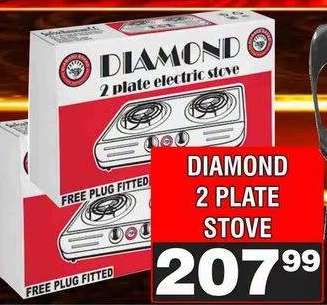 DIAMOND 2 PLATE STOVE