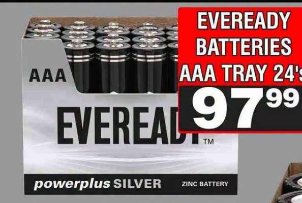 EVEREADY BATTERIES AAA TRAY 24's