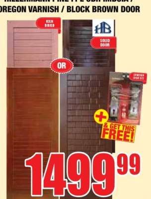 Oregon Varnish / Block Brown Door