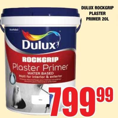 DULUX ROCKGRIP PLASTER PRIMER 20L