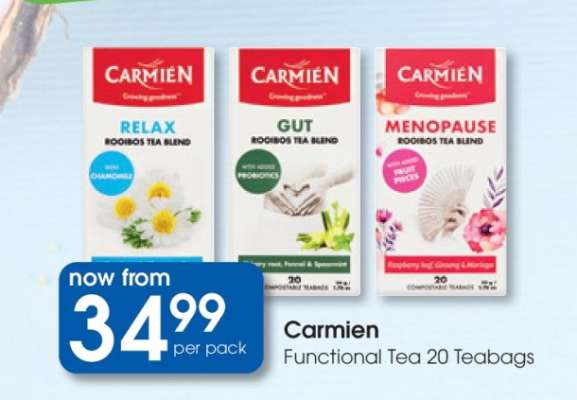 Carmien Functional Tea 20 Teabags