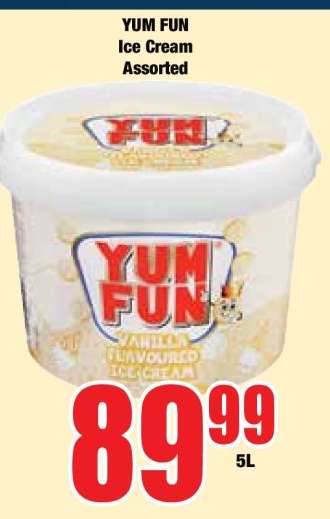 YUM FUN Ice Cream Assorted