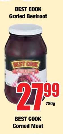 BEST COOK Grated Beetroot