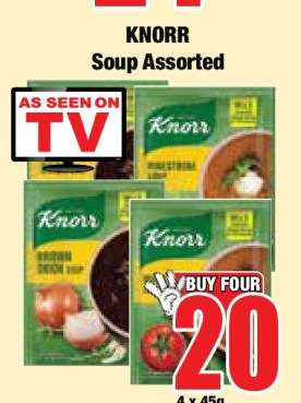 KNORR Soup Assorted