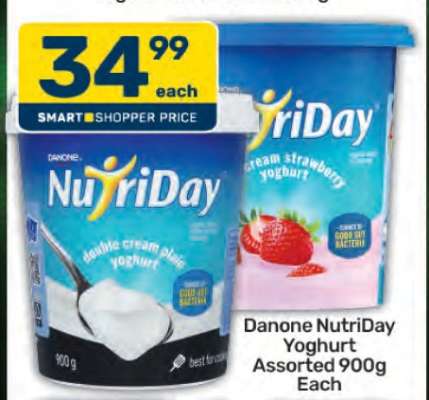 Danone NutriDay Yoghurt Assorted 900g