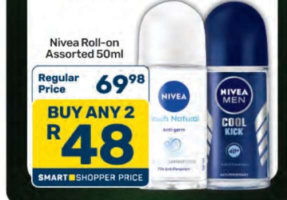 Nivea Roll-on Assorted 50ml