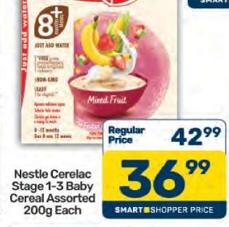 Nestle Cerelac Stage 1-3 Baby Cereal Assorted 200g Each