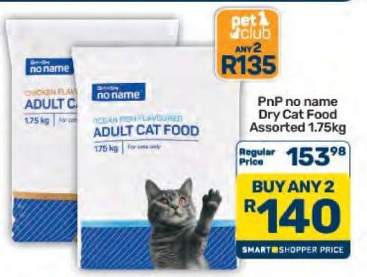 PnP no name Dry Cat Food Assorted 1.75kg