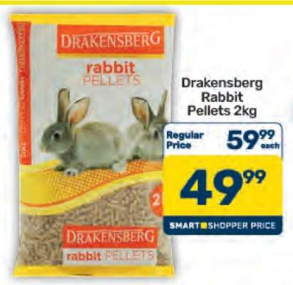 Drakensberg Rabbit Pellets 2kg