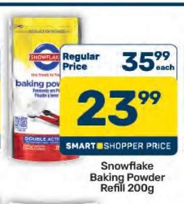 Snowflake Baking Powder Refill 200g