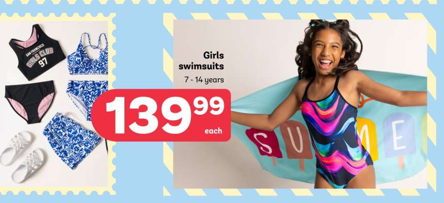 Girls swimsuits