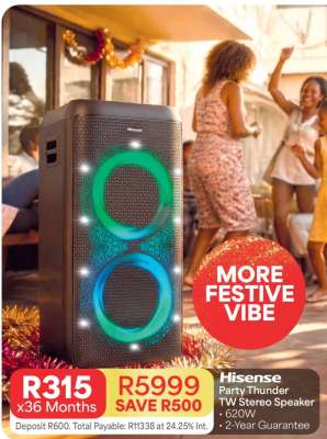 Hisense Party Thunder TW Stereo Speaker