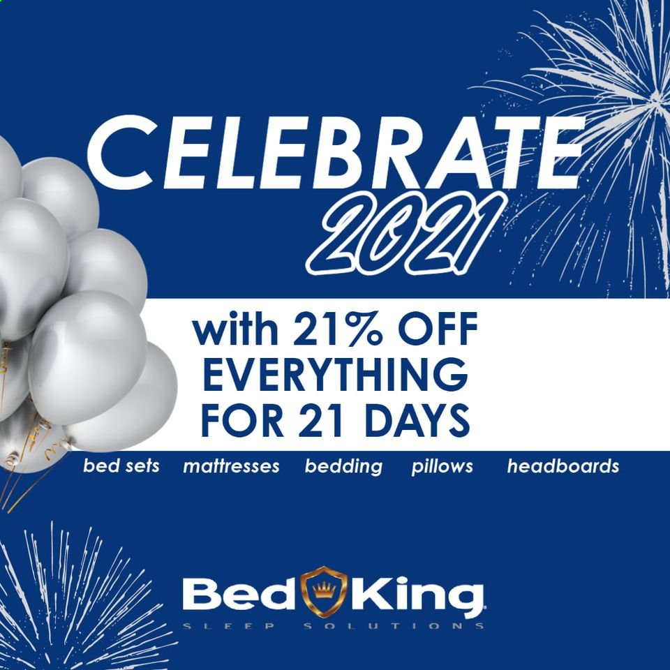 Bed King specials. 