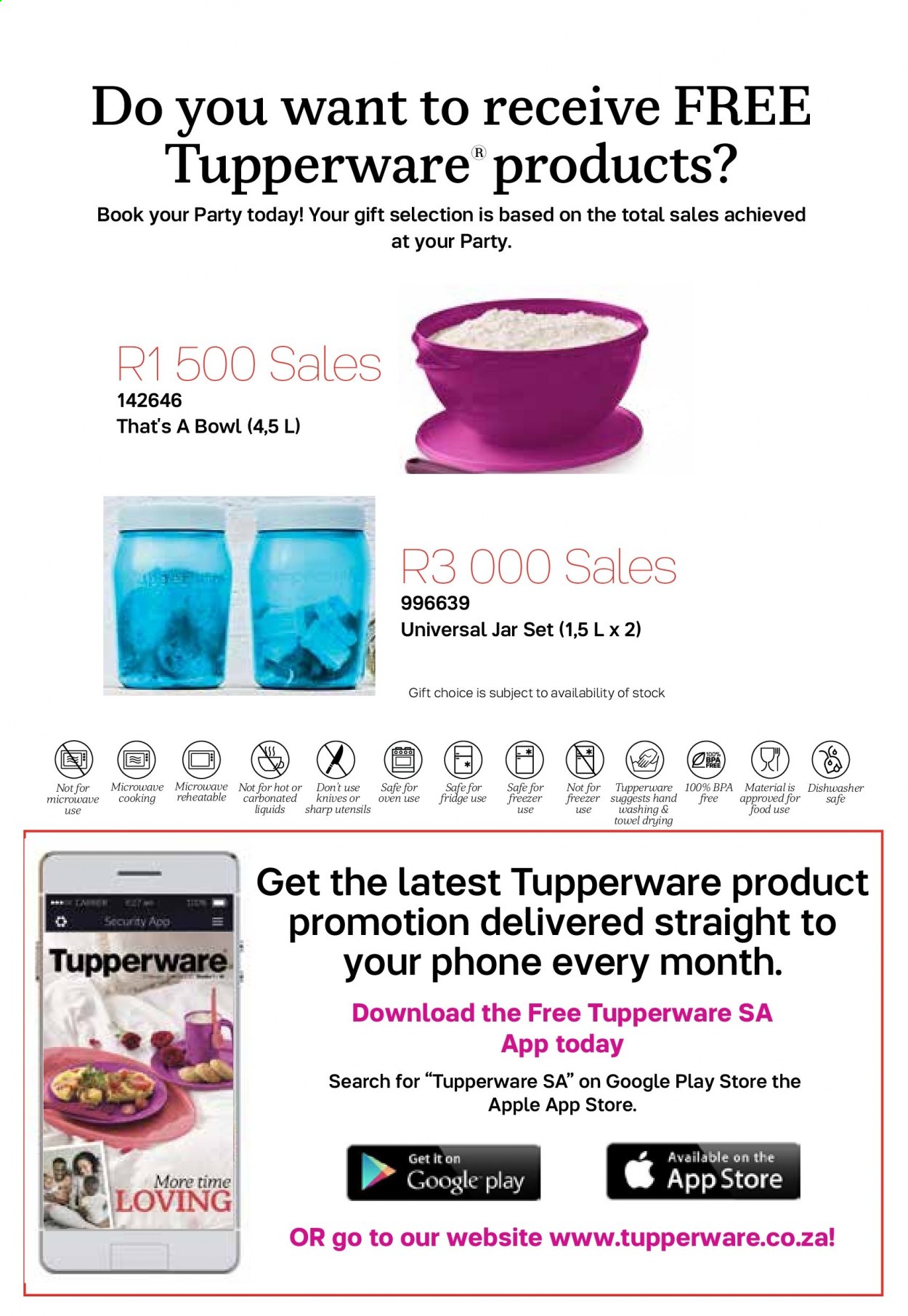 Tupperware specials - 02.03.2021 - 03.02.2021. 