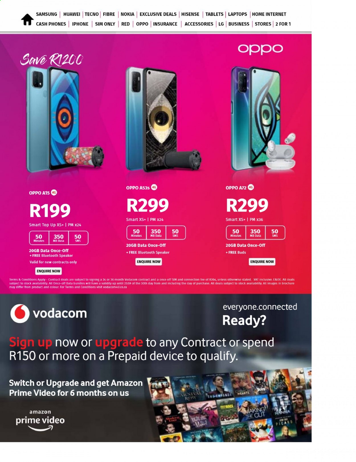 Vodacom specials - 03.08.2021 - 03.31.2021. 