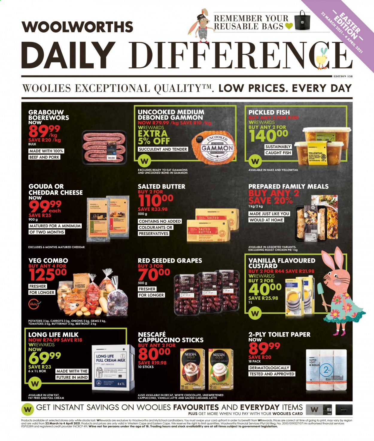Woolworths specials - 03.22.2021 - 04.04.2021. 