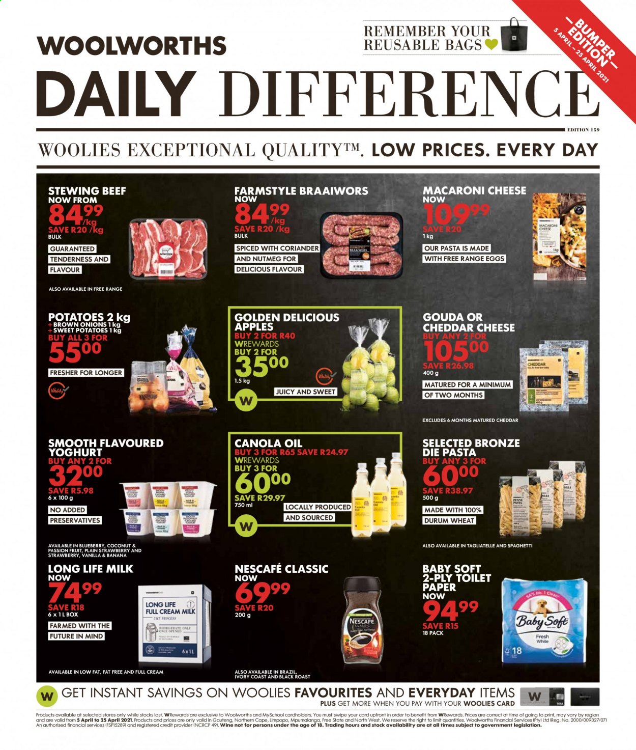 Woolworths specials - 04.05.2021 - 04.25.2021. 