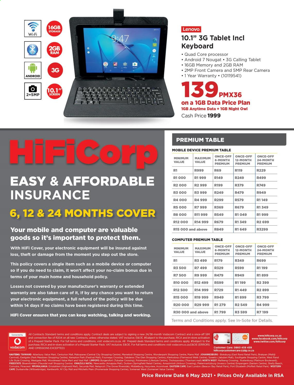 HiFi Corp specials - 04.01.2021 - 05.06.2021. 
